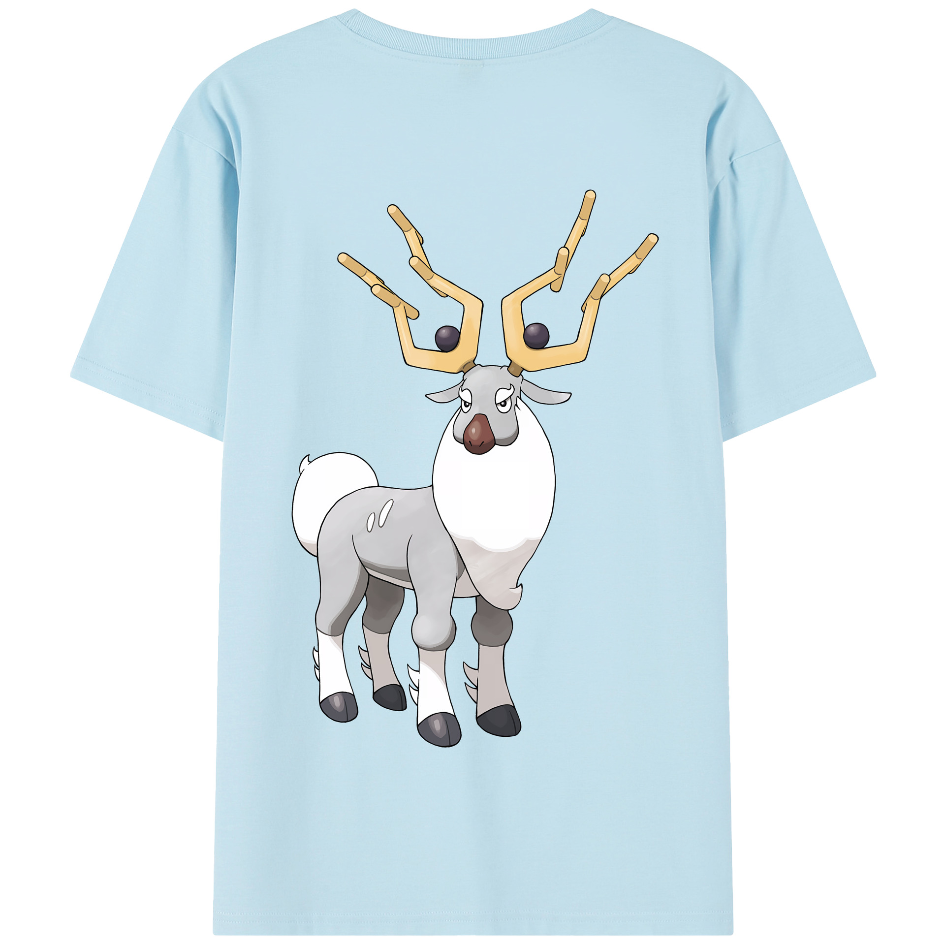 （画像用） ポケットモンスター Pokémon 綿100％半袖Tシャツ（背面プリント）